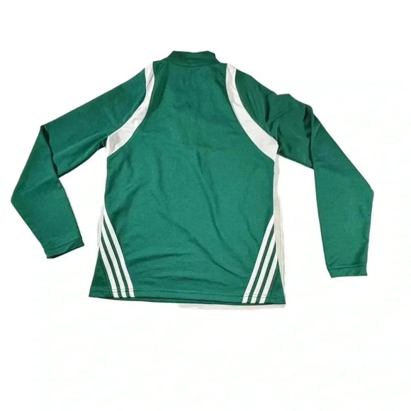 Adidas Beaver Dam Baseball Green 1/4 Zip Pullover Long Sleeve Shirt Adult S - Picture 9 of 10